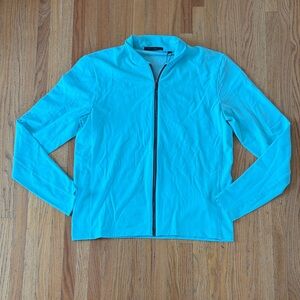 Greyson Golf Siasconset Full Zip Jacket in Mint Aqua *Read for Flaw